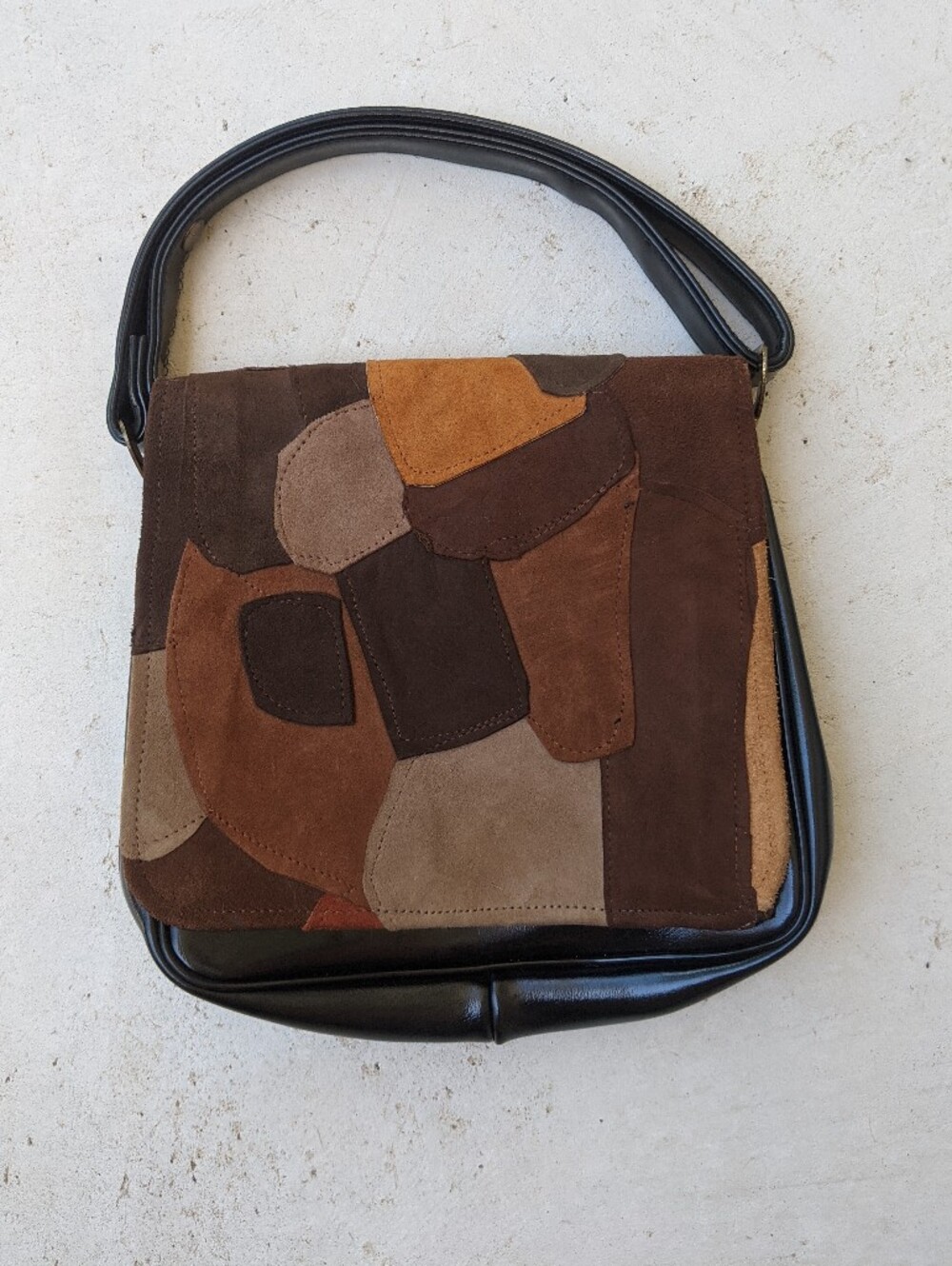 Vintage 90s/Y2k Western Boho Patchwork Handbag